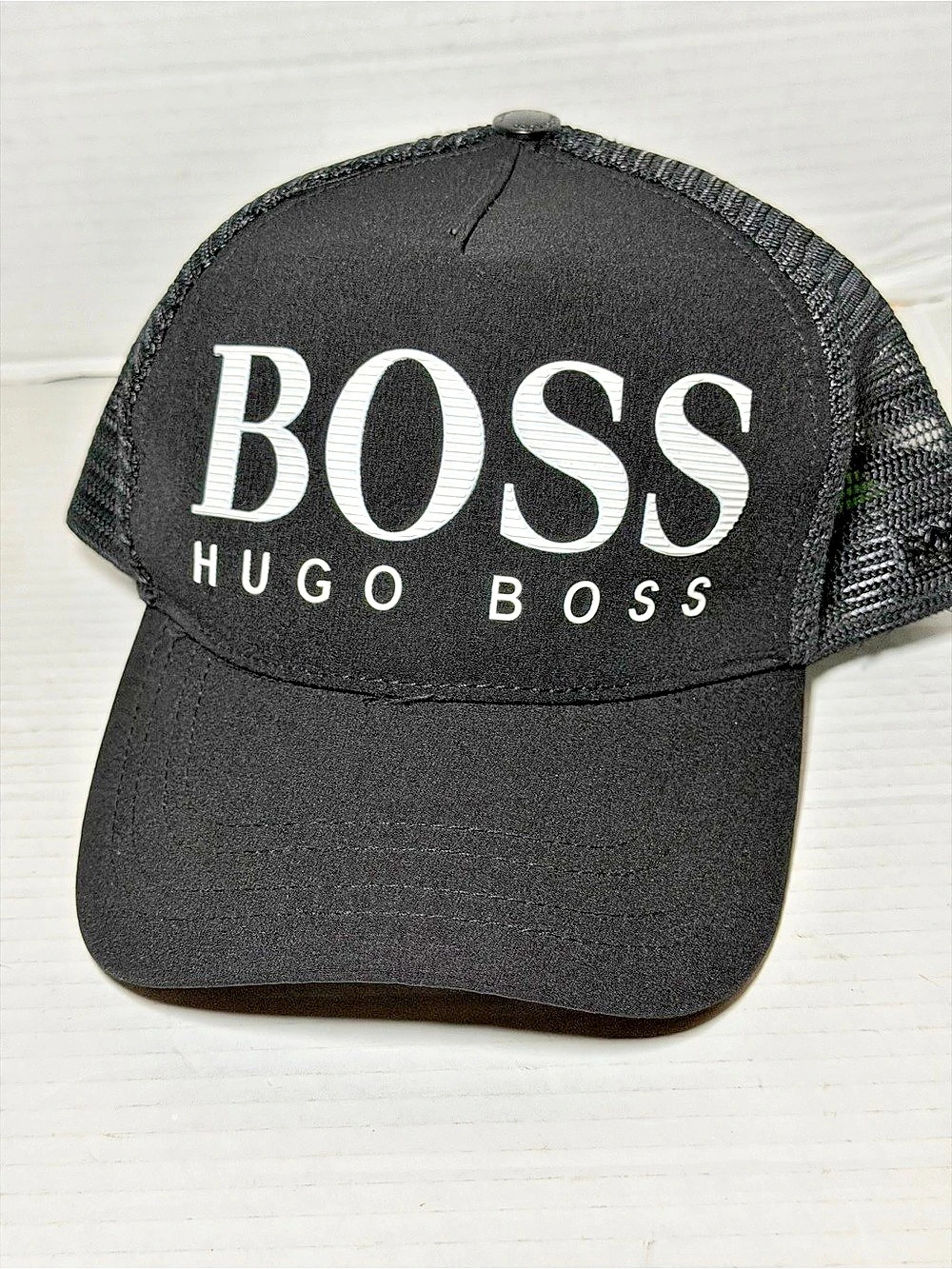 Hugo Boss-Trucker Black Trucker Hat